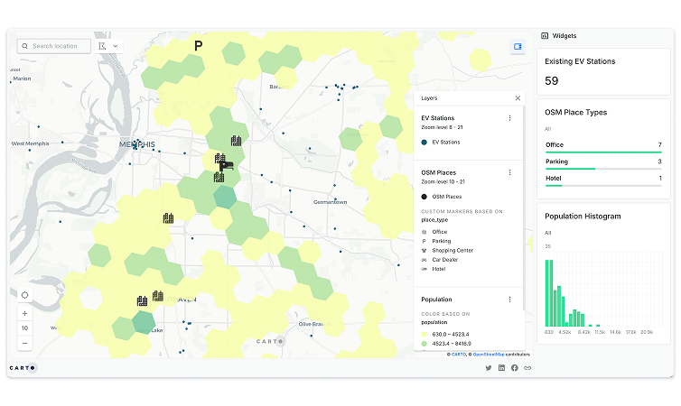 Site Selection mobile